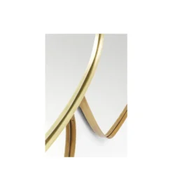 Lustro wiszące SHAPES 130 x 110 cm złote
