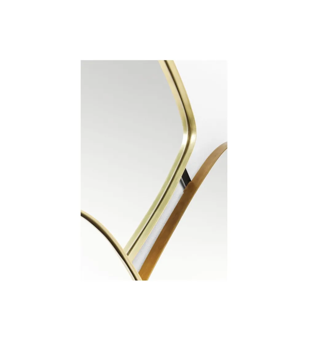 Lustro wiszące SHAPES 130 x 110 cm złote