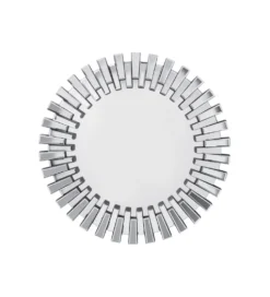 Lustro wiszące SPROCKET 92 cm srebrne