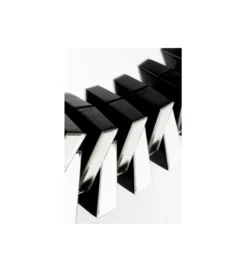 Lustro wiszące SPROCKET 92 cm srebrne