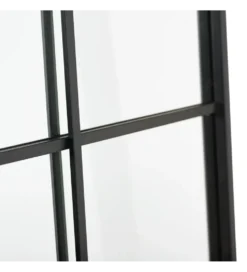Lustro wiszące SYLAS 180 cm x 90 cm czarne