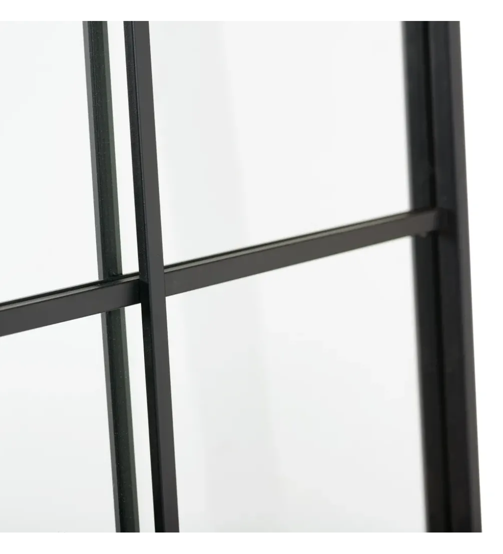 Lustro wiszące SYLAS 180 cm x 90 cm czarne