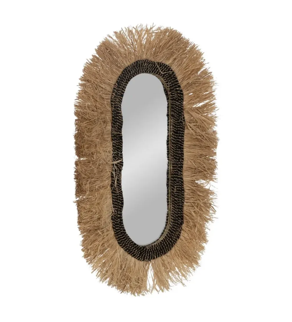 Lustro wiszące TEKSNIMA 90 cm naturalne