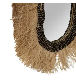 Lustro wiszące TEKSNIMA 90 cm naturalne
