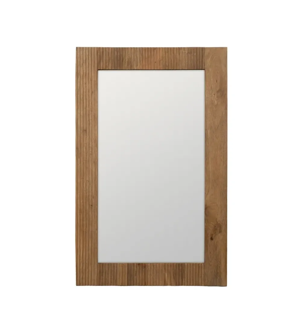 Lustro wiszące ZANMIK 110 cm drewno mango