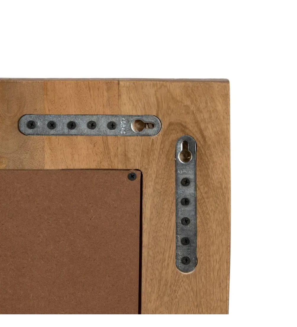 Lustro wiszące ZANMIK 110 cm drewno mango