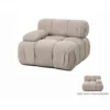 Modułowa Sofa fotel KILLIAN 94 cm z podłokietnikiem Beżowy