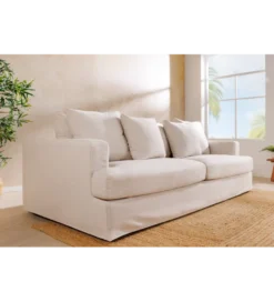 Modułowa sofa KILLIAN 94 cm z podłokietnikiem jasny beż