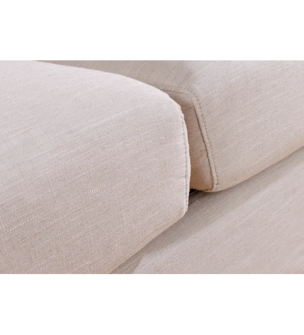 Modułowa sofa KILLIAN 94 cm z podłokietnikiem jasny beż