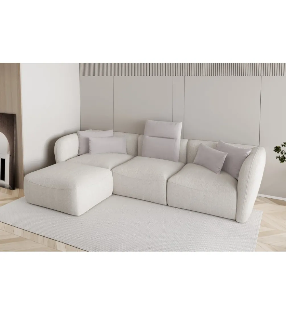 Narożnik BAHAMA Candelo MINI A 308 cm z ottomaną 172 cm