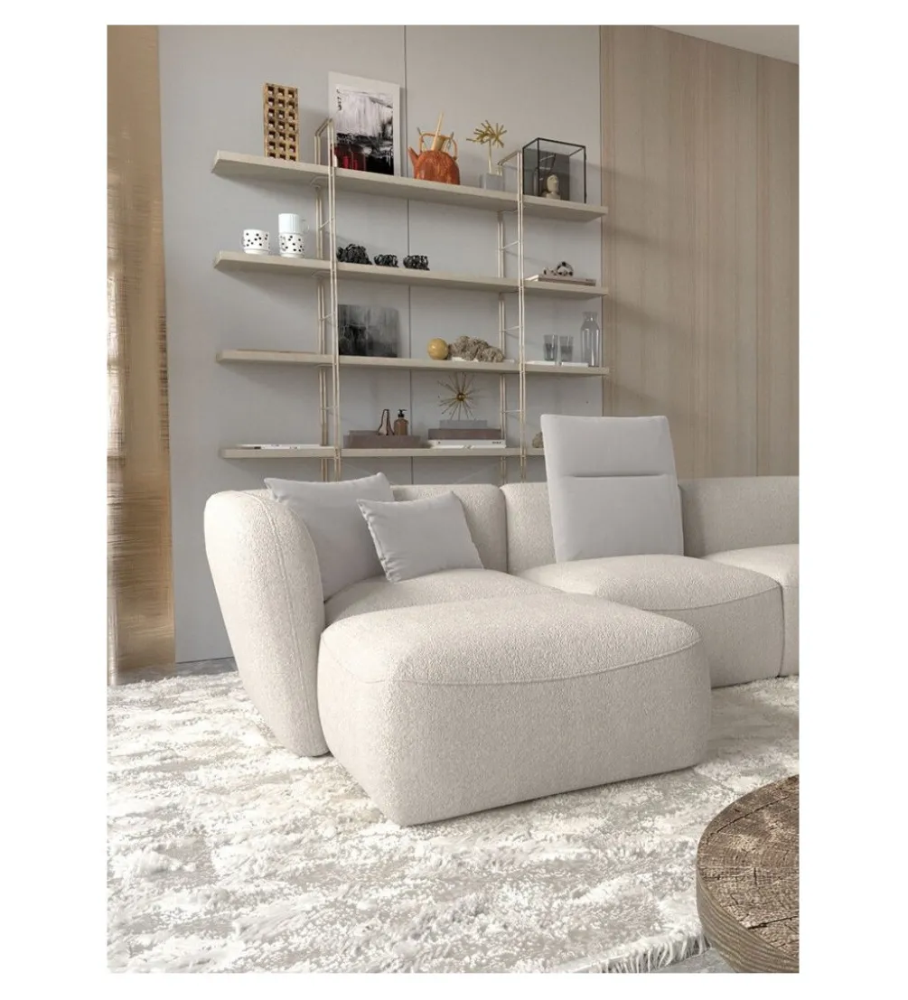 Narożnik BAHAMA Candelo XL 372 cm z ottomaną otwartą 172 cm