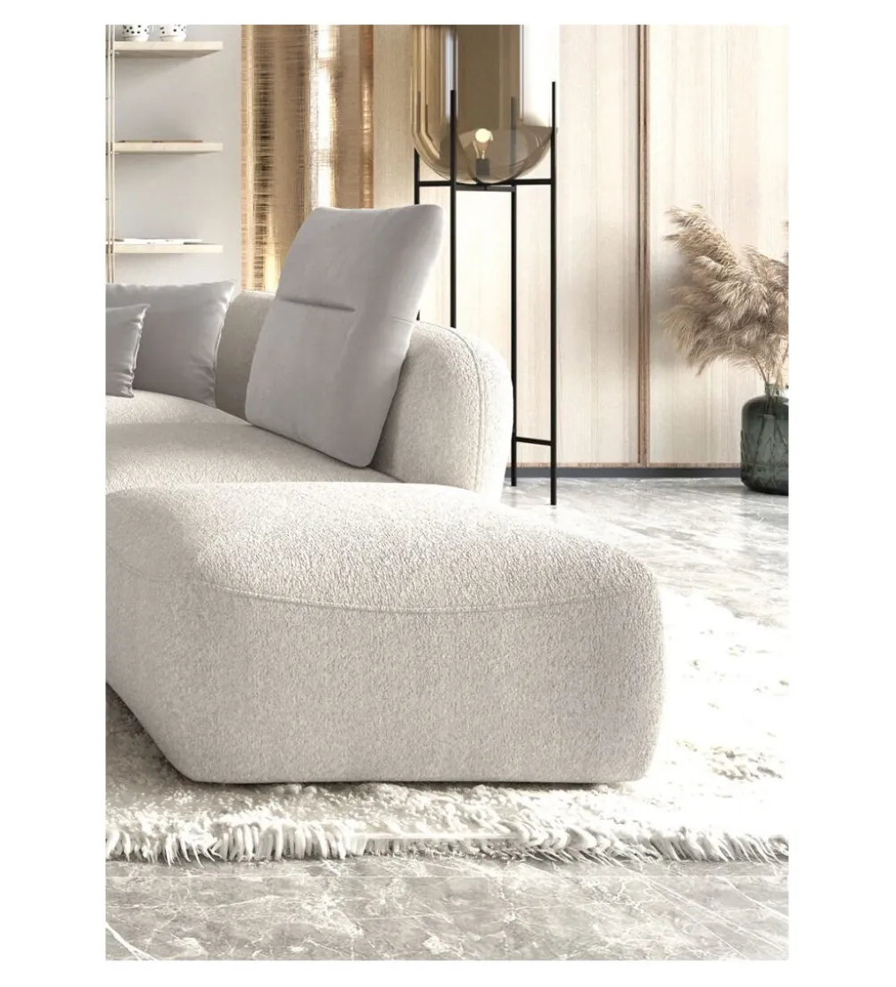 Narożnik BAHAMA Candelo XL 372 cm z ottomaną otwartą 172 cm