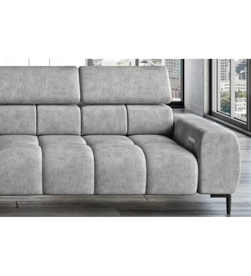 Narożnik ELEKTRA Plaza MINI 270 cm z elektrycznie wysuwanym siedziskiem
