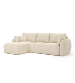 Narożnik MORETTI 268 cm z funkcją spania z pojemnikiem na pościel