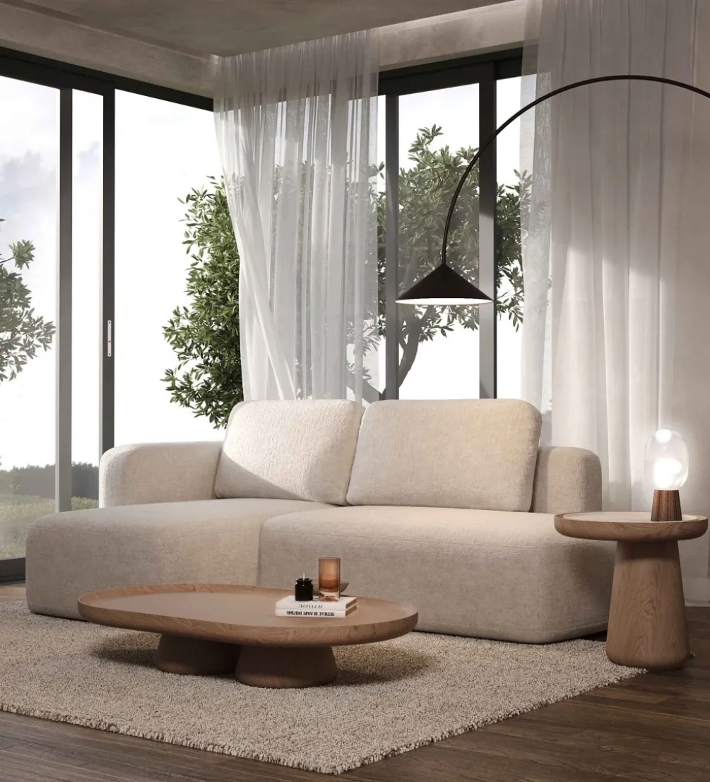 Narożnik rozkładany COZY 244 cm z funkcją spania