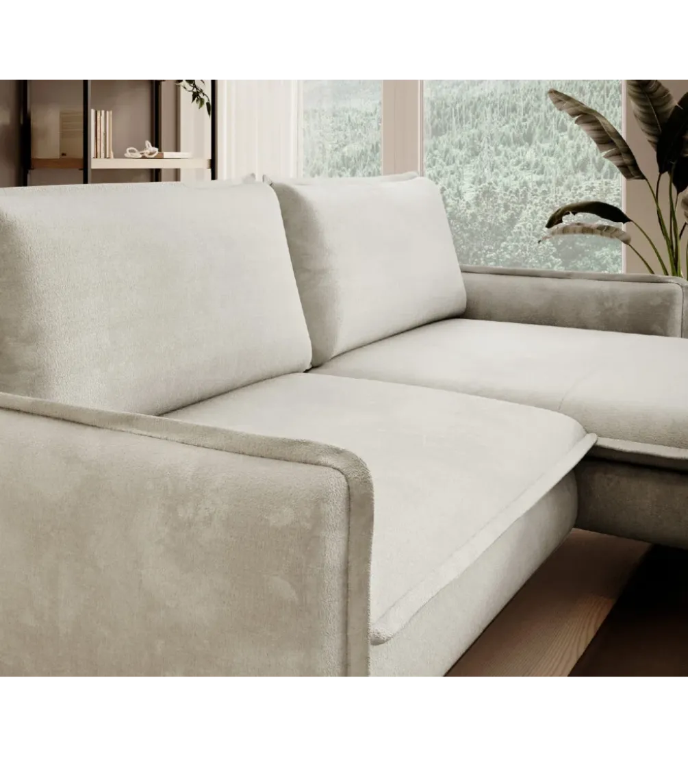 Narożnik rozkładany GLOSSY 226 cm z funkcją spania