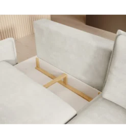 Narożnik rozkładany GLOSSY 226 cm z funkcją spania