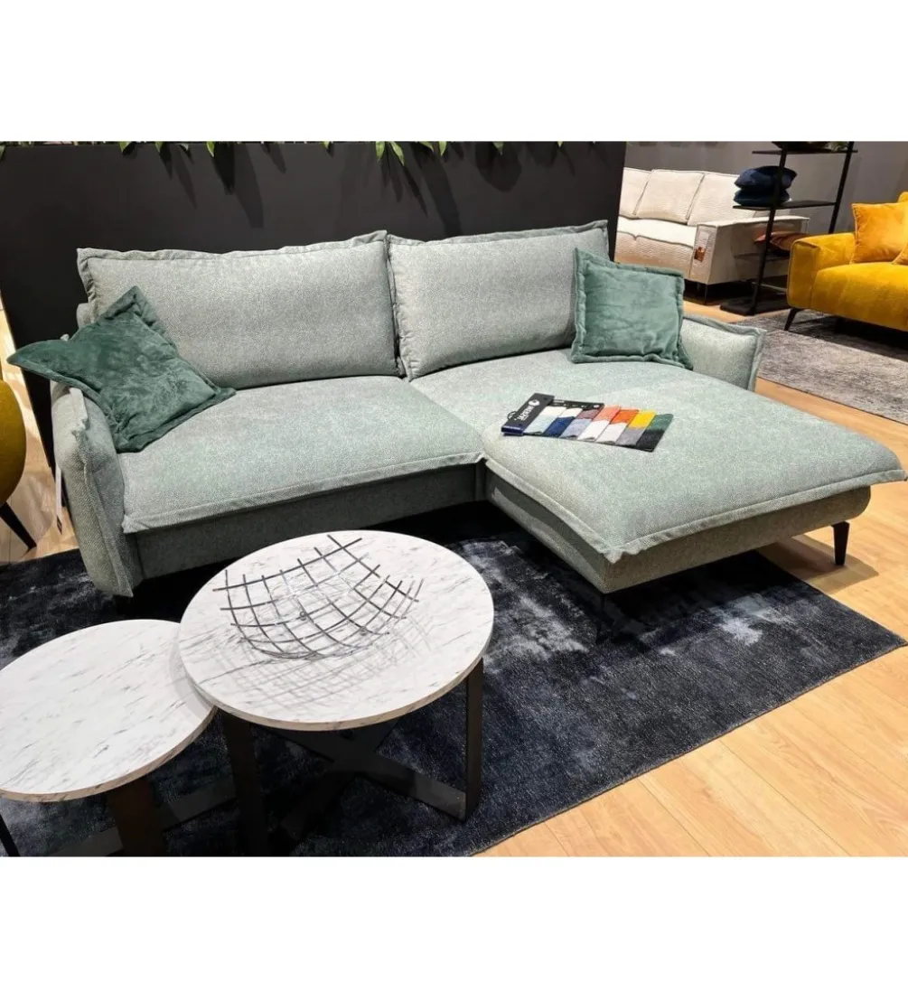 Narożnik rozkładany GLOSSY 226 cm z funkcją spania