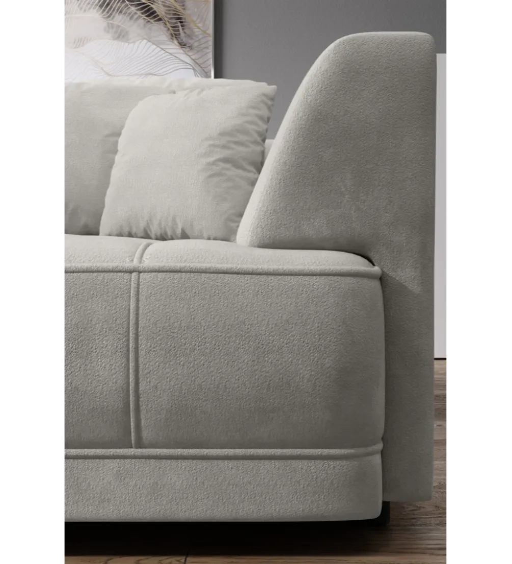 Narożnik z funkcją spania Big Sofa Tiga Box 286 cm z elektrycznie wysuwanym siedziskiem