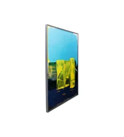 Obraz ABSTRACT HIGH GLOSS BLUE 120 x 160 cm