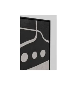 Obraz Artistic Blacky 70 cm x 110 cm czarny