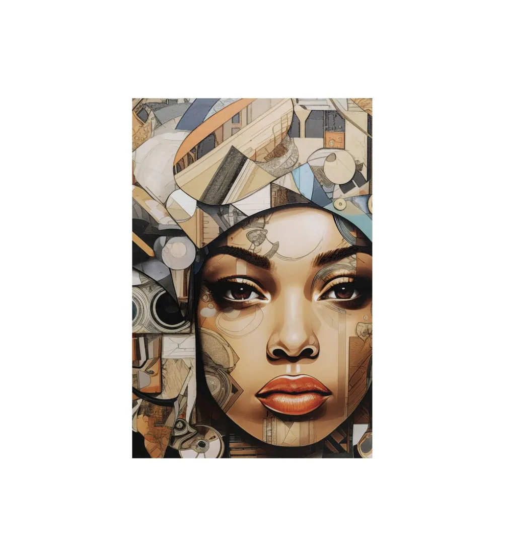 Obraz 3D GEO WOMEN 120 x 120 cm szklany