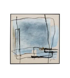 Obraz Dust Blue 100 cm x 100 cm
