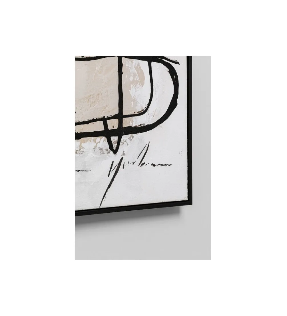 Obraz Dust Grey 100 cm x 100 cm