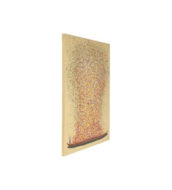 Obraz FLOWER BOAT GOLD PINK 40 x 50 cm