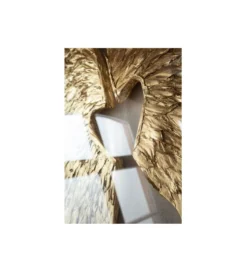 Obraz GOLD WINGS 120 x 120 cm biało złoty