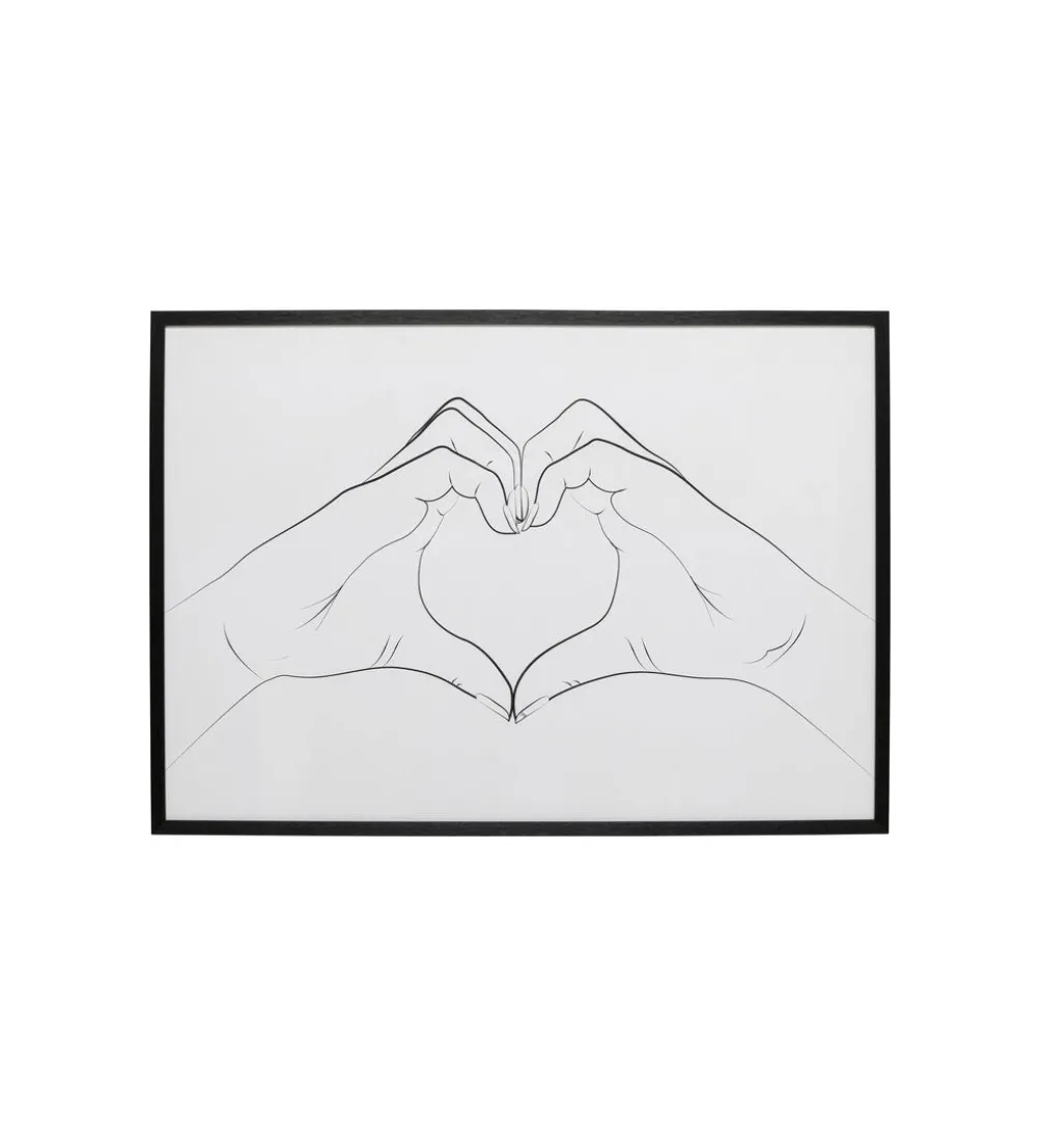 Obraz HEART HANDS 103 x 73 cm