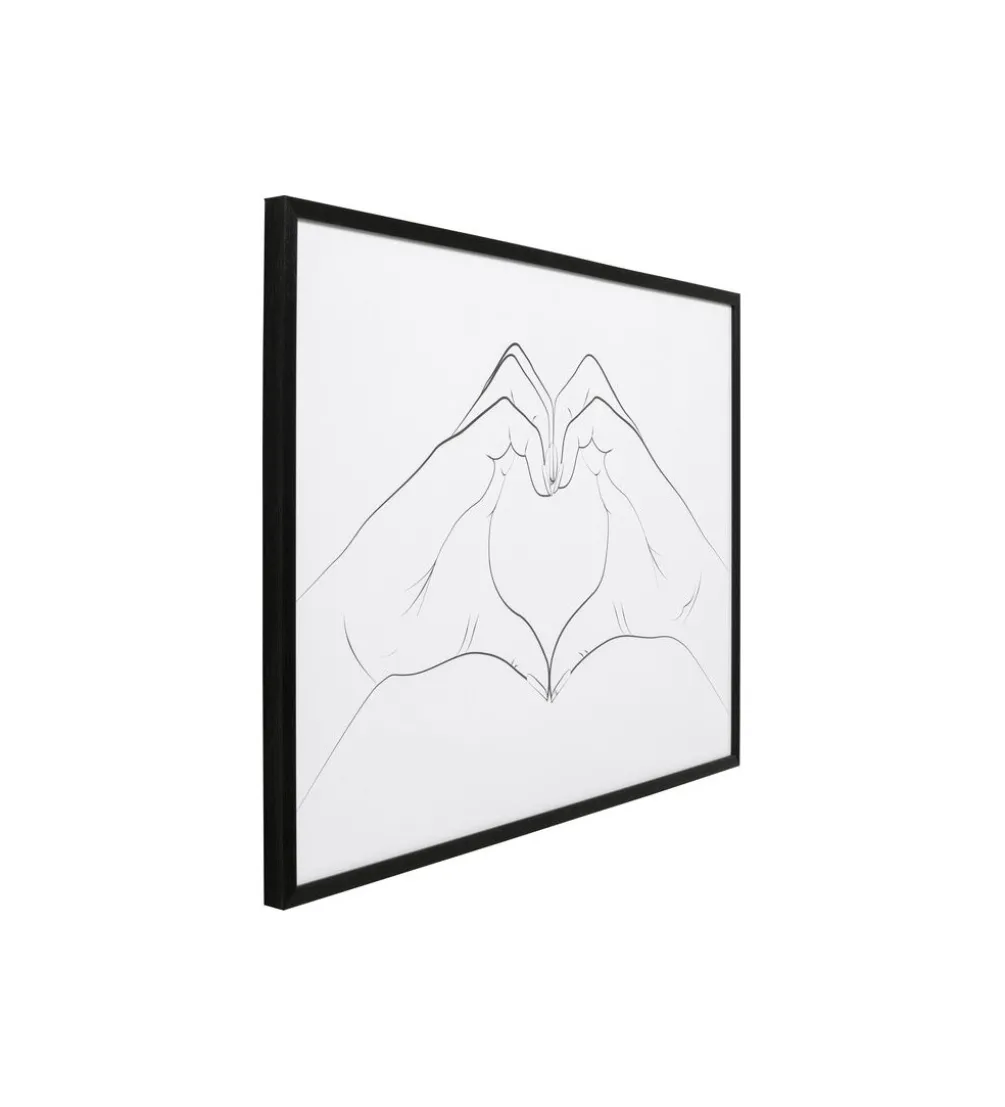 Obraz HEART HANDS 103 x 73 cm