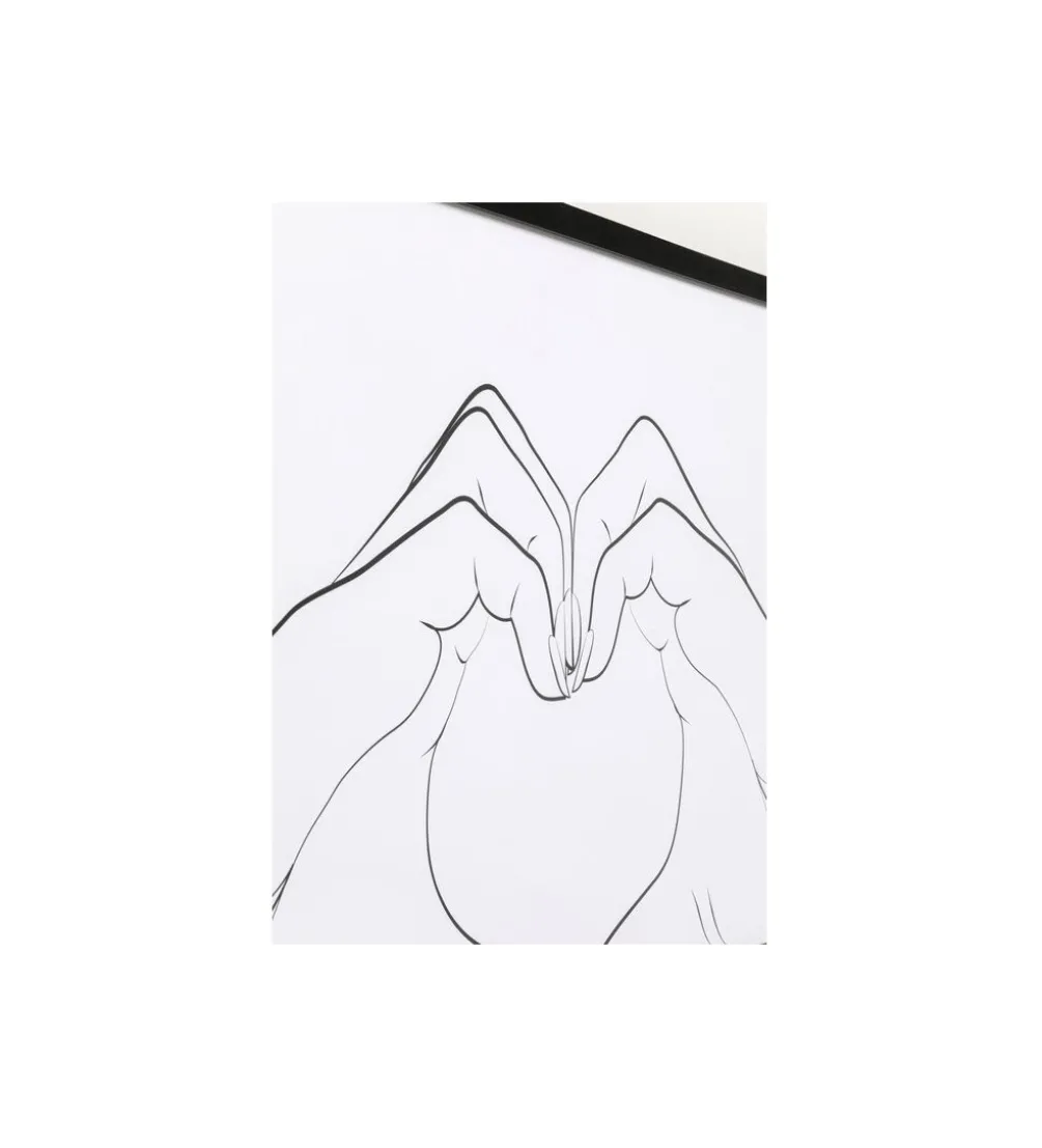Obraz HEART HANDS 103 x 73 cm