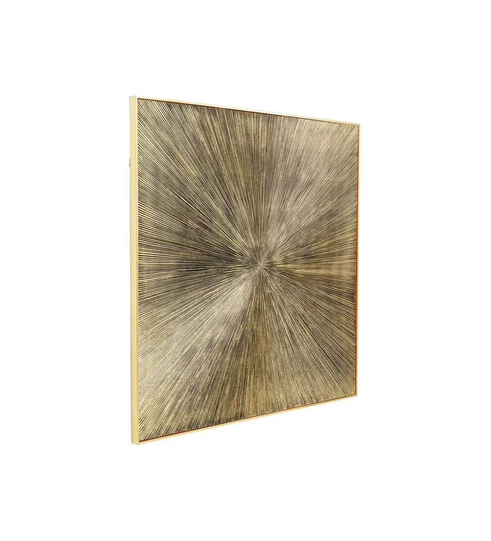 Obraz ILLUMINO 120 x 120 cm złoty