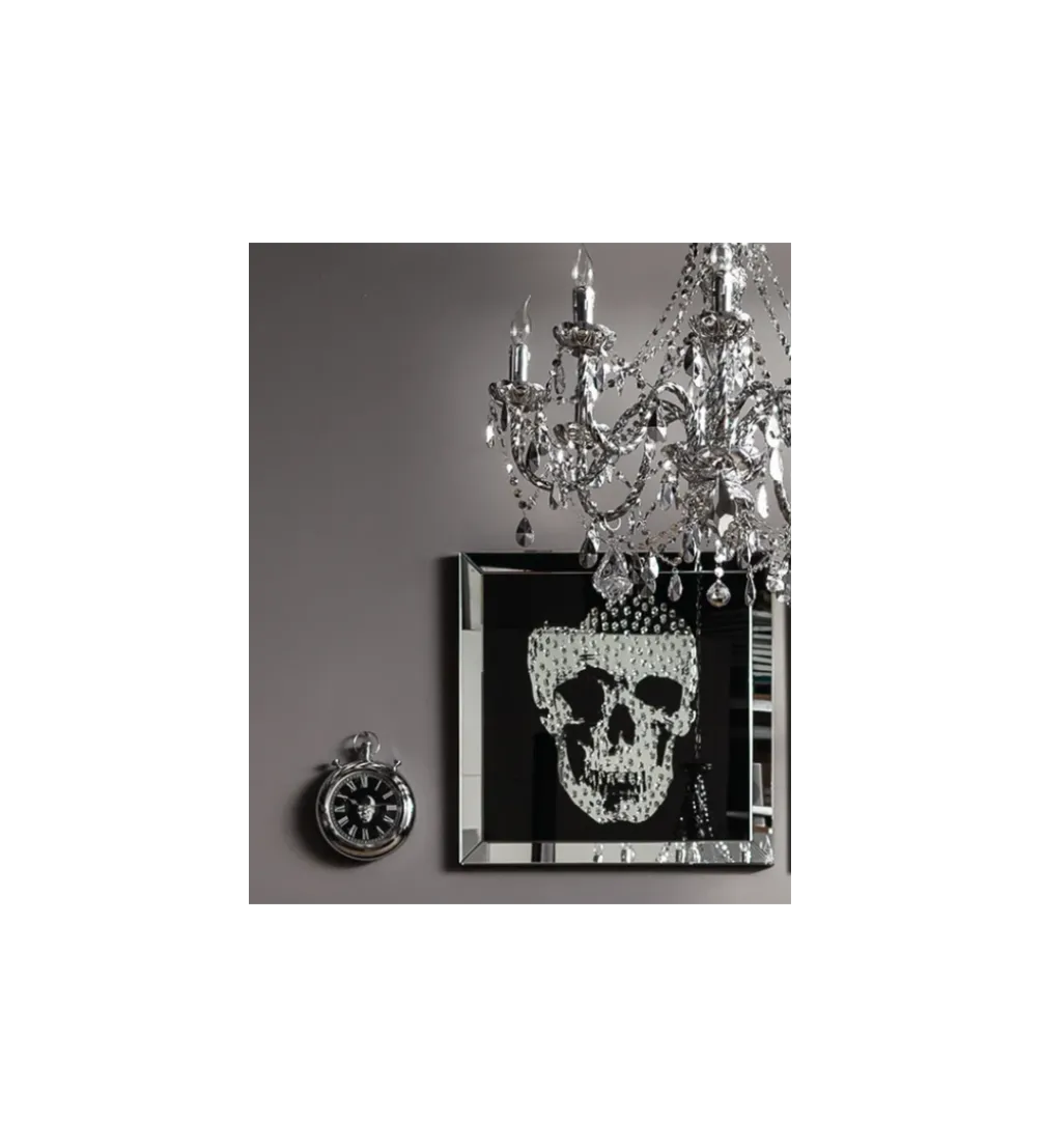 Obraz lustro Skull 100 cm x 100 cm