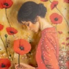 Obraz MADAM FOWER 43 x 63 cm