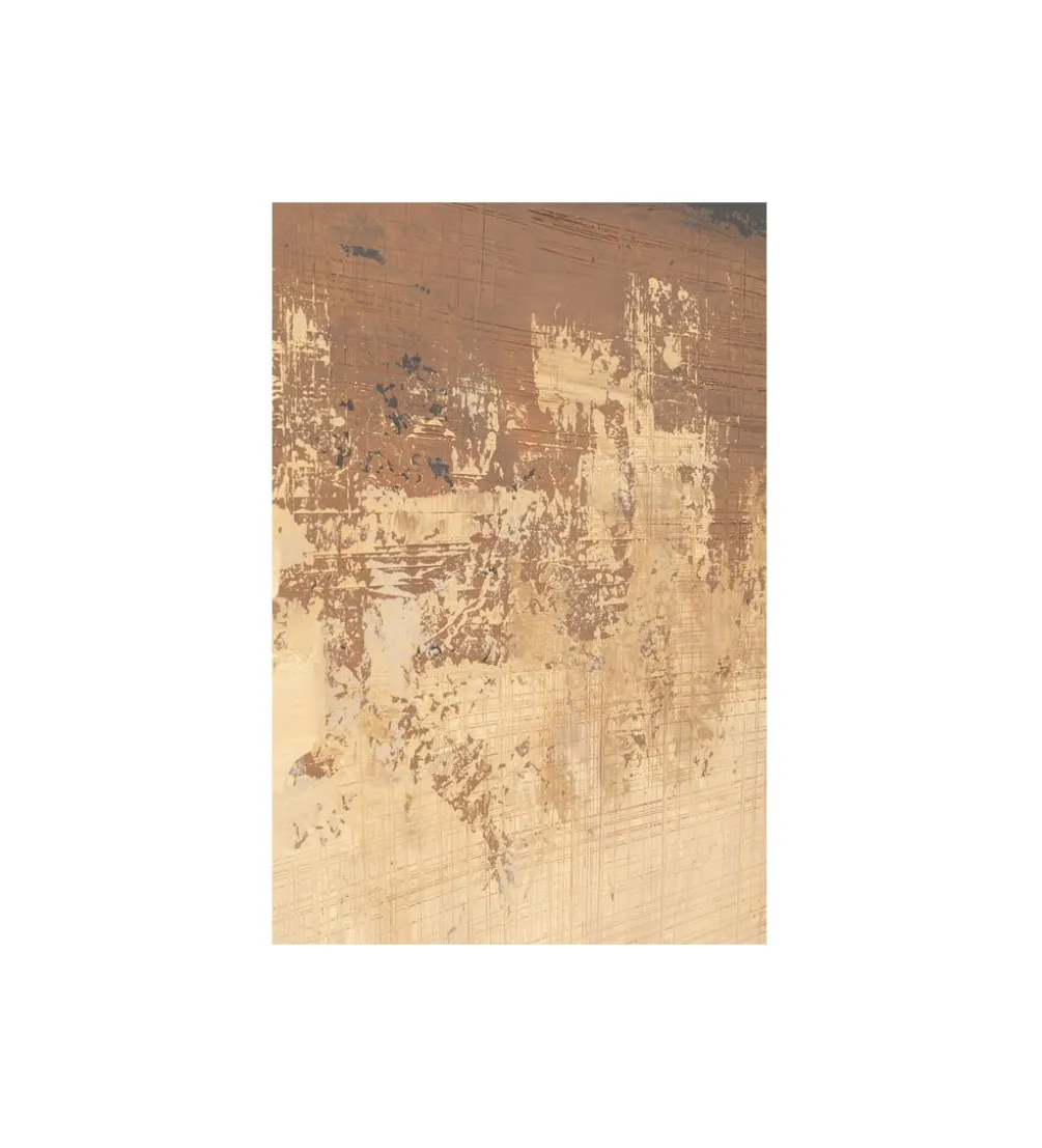 Obraz Silence Brown 120 cm x 120 cm