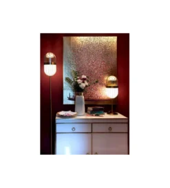 Obraz Touched Flower Boat Gold Pink 80 cm x 100 cm