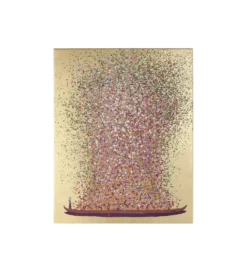 Obraz Touched Flower Boat Gold Pink 120 x 160cm