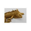 Ozdoba ścienna LIZARD 31 x 11 cm złota