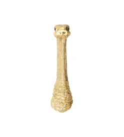 Ozdoba ścienna OSTRICH 18 x 71 cm złota