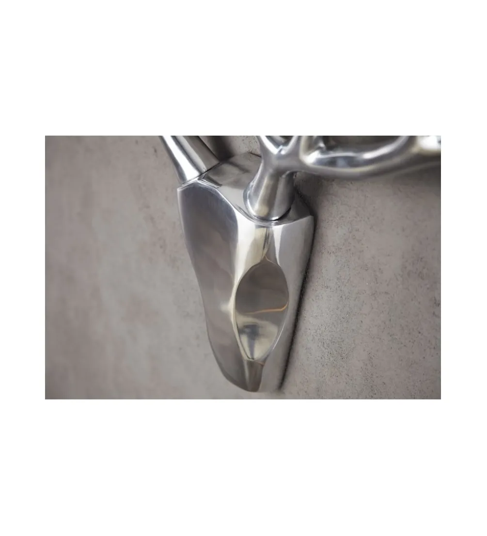 Ozdoba ścienna Rogi Veado Aluminium