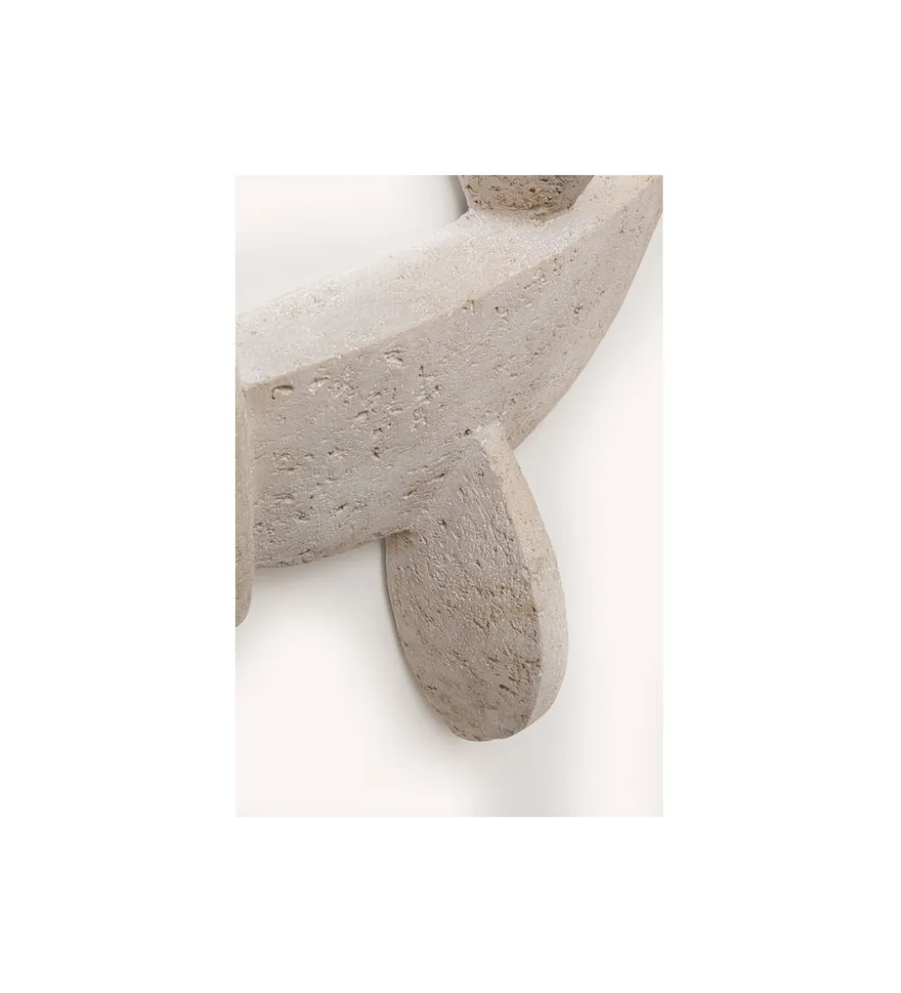 Ozdoba ścienna ROTONDO PEZZI 118 cm beżowa