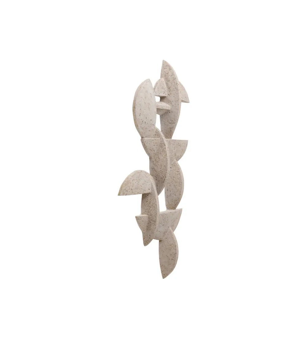 Ozdoba ścienna ROTONDO PEZZI 118 cm beżowa