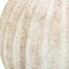 Ozdoba RUSTIC 12 cm ceramiczna kula biała