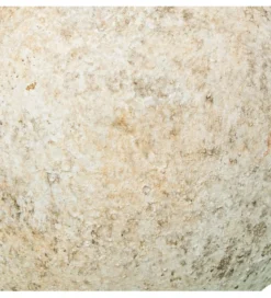 Ozdoba RUSTIC 10 cm ceramiczna kula biała