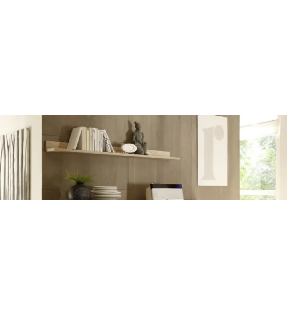 Półka ścienna PALMA 158 Cm w kolorze dębowym