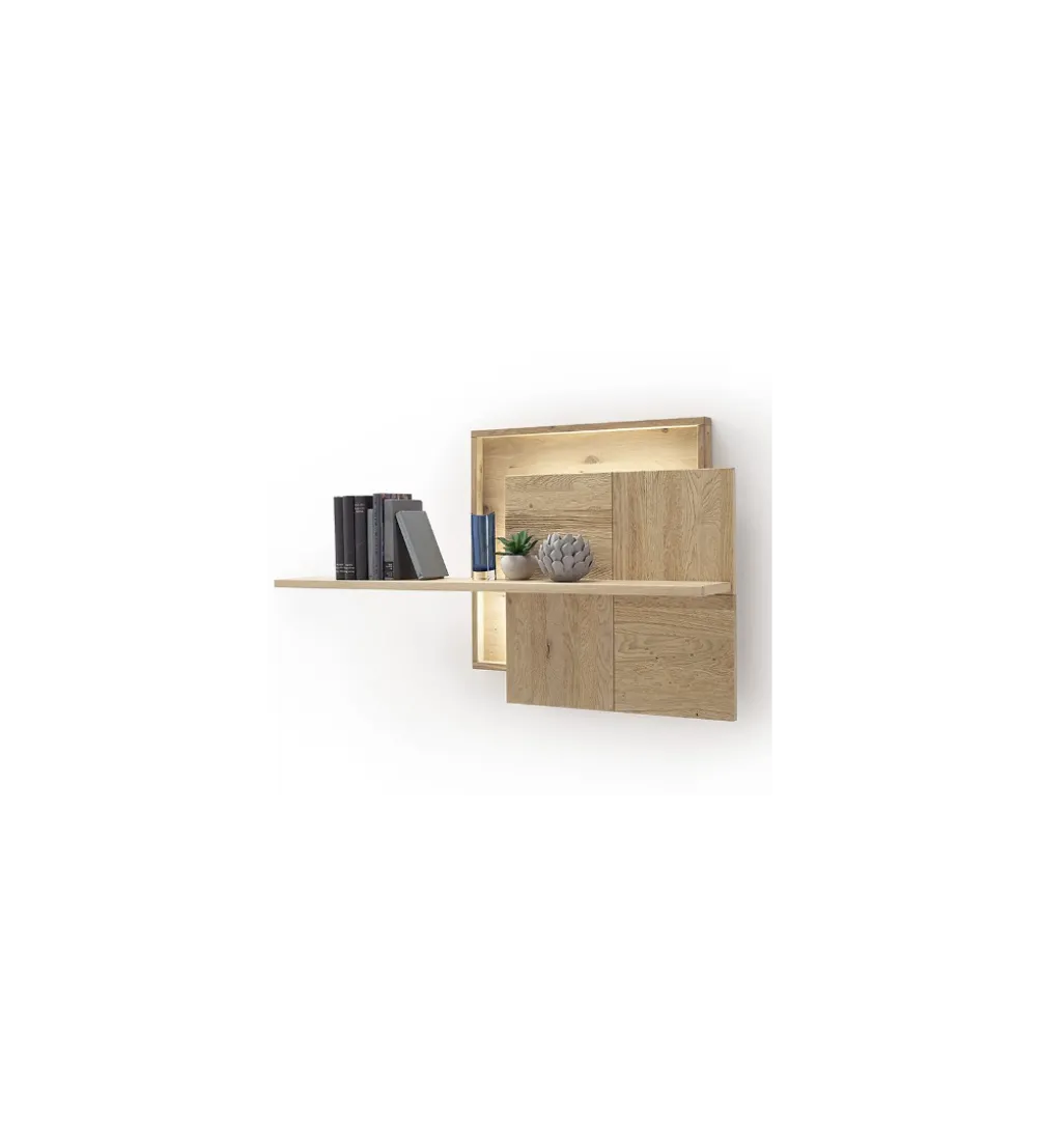 Półka ścienna VALENCIA 120 cm naturalna