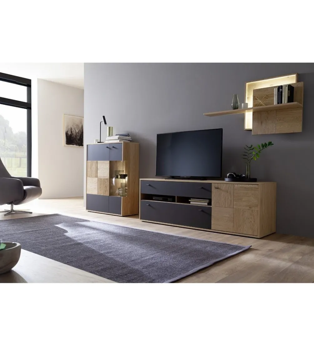 Półka ścienna VALENCIA 120 cm naturalna