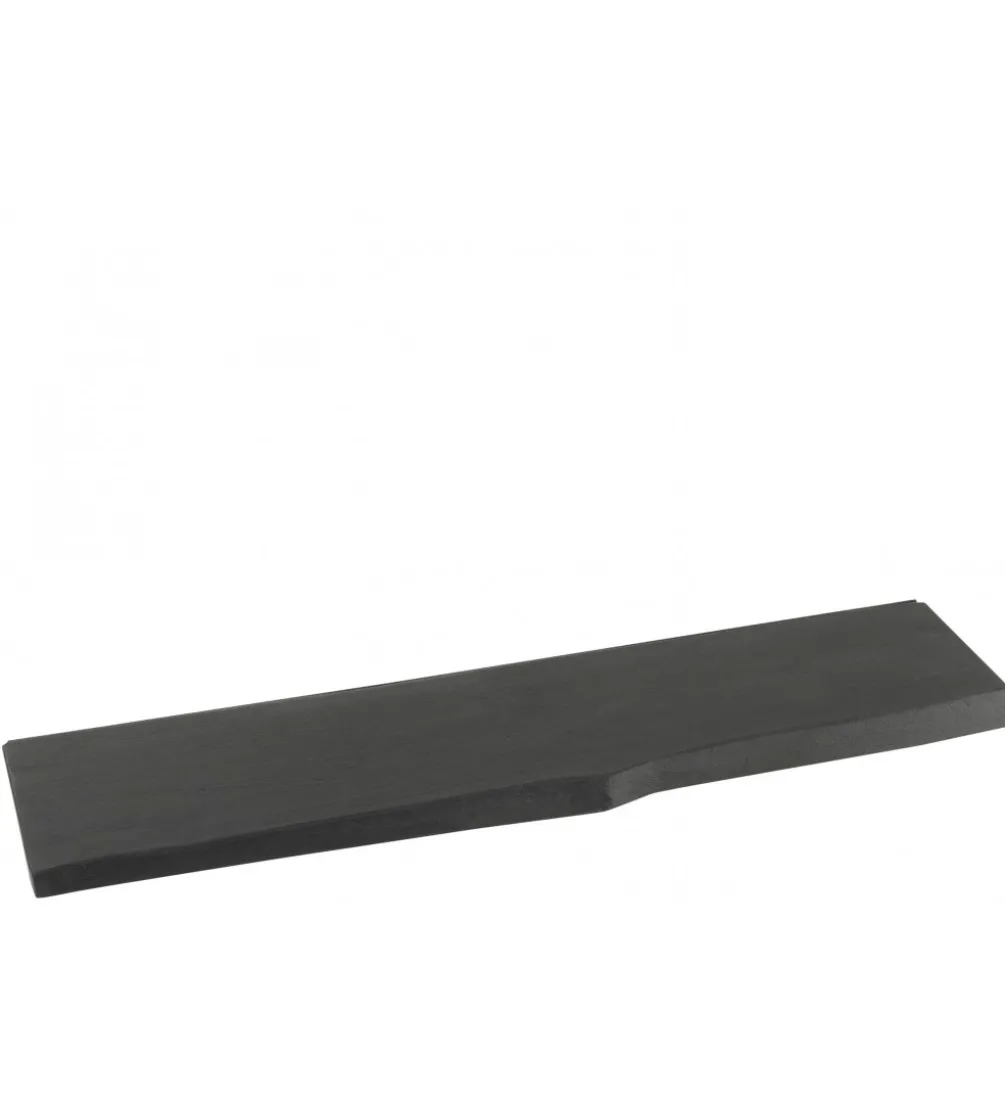 Półka GERARD 115 cm drewno mango czarna